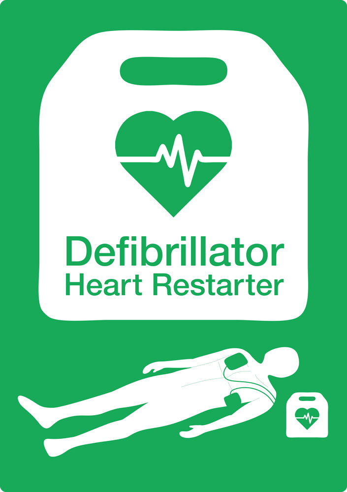 Defibrillator Heart Restarter Poster